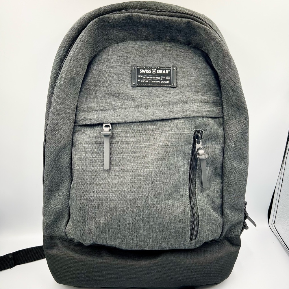 SWISSGEAR 5319 Getaway Daypack Laptop Backpack Heather Gray Unisex